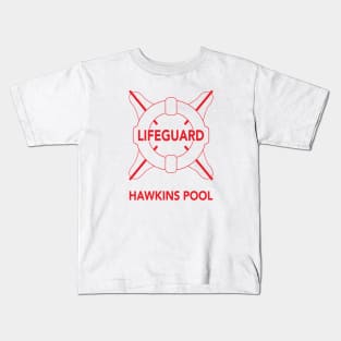 Lifeguard - Hawkins Pool Tribute Kids T-Shirt